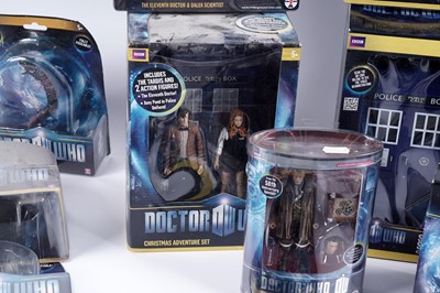Lot 204 - A collection of Underground toys and Character Options Doctor Who action figures