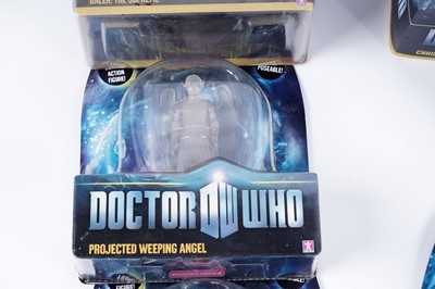 Lot 204 - A collection of Underground toys and Character Options Doctor Who action figures