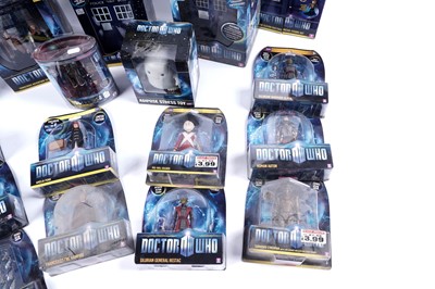 Lot 204 - A collection of Underground toys and Character Options Doctor Who action figures