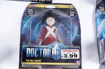 Lot 204 - A collection of Underground toys and Character Options Doctor Who action figures