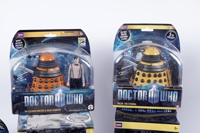 Lot 204 - A collection of Underground toys and Character Options Doctor Who action figures