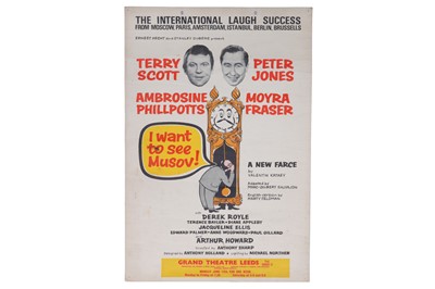 Lot 435 - Fourteen1960’s theatre posters