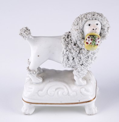 Lot 415 - Three Staffordshire poodles