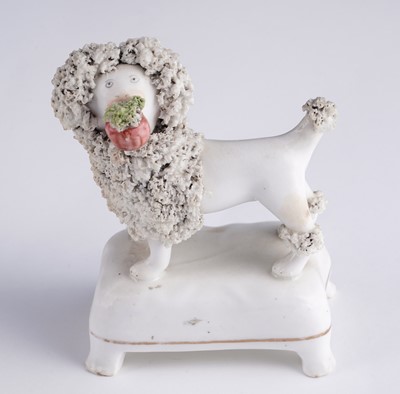 Lot 415 - Three Staffordshire poodles