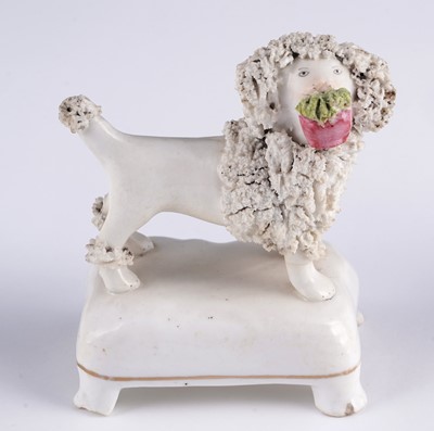 Lot 415 - Three Staffordshire poodles