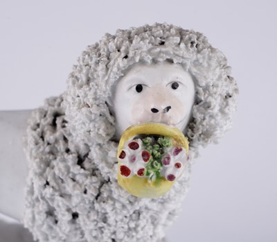 Lot 415 - Three Staffordshire poodles