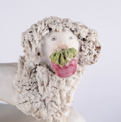 Lot 415 - Three Staffordshire poodles