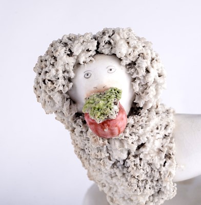 Lot 415 - Three Staffordshire poodles