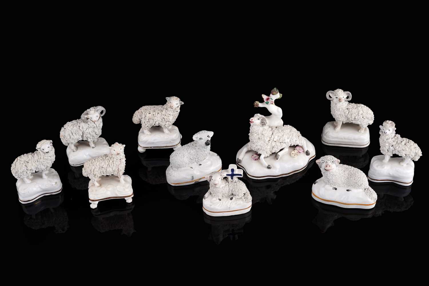 Lot 417 - Ten Staffordshire sheep