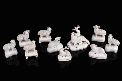 Lot 417 - Ten Staffordshire sheep