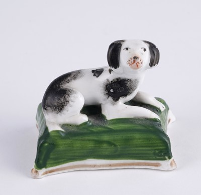 Lot 419 - Nine Staffordshire porcelaneous animals