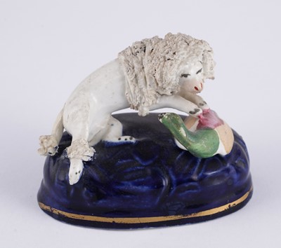 Lot 419 - Nine Staffordshire porcelaneous animals