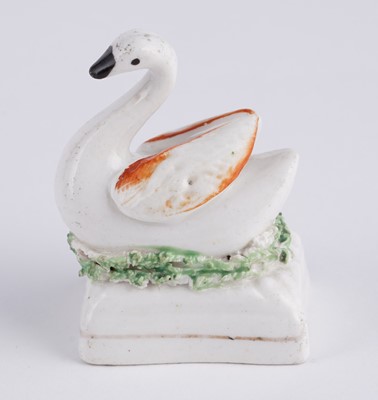 Lot 419 - Nine Staffordshire porcelaneous animals