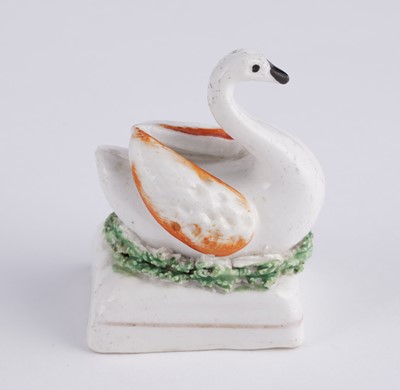 Lot 419 - Nine Staffordshire porcelaneous animals
