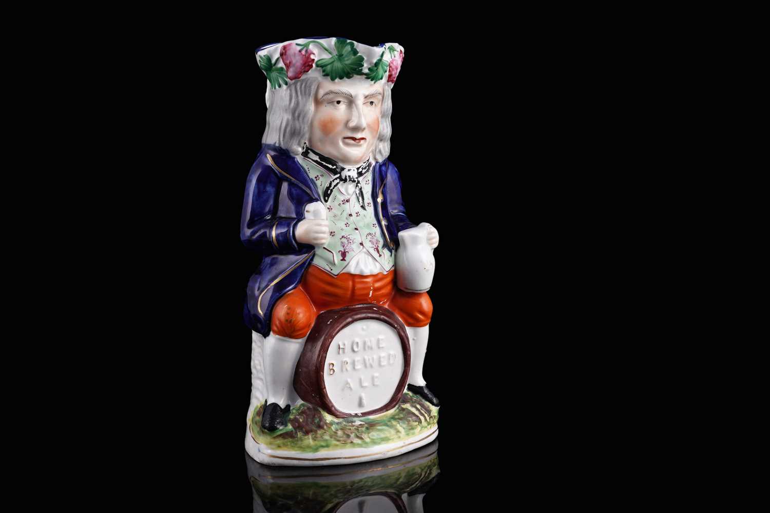 Lot 442 - A Staffordshire Toby Jug
