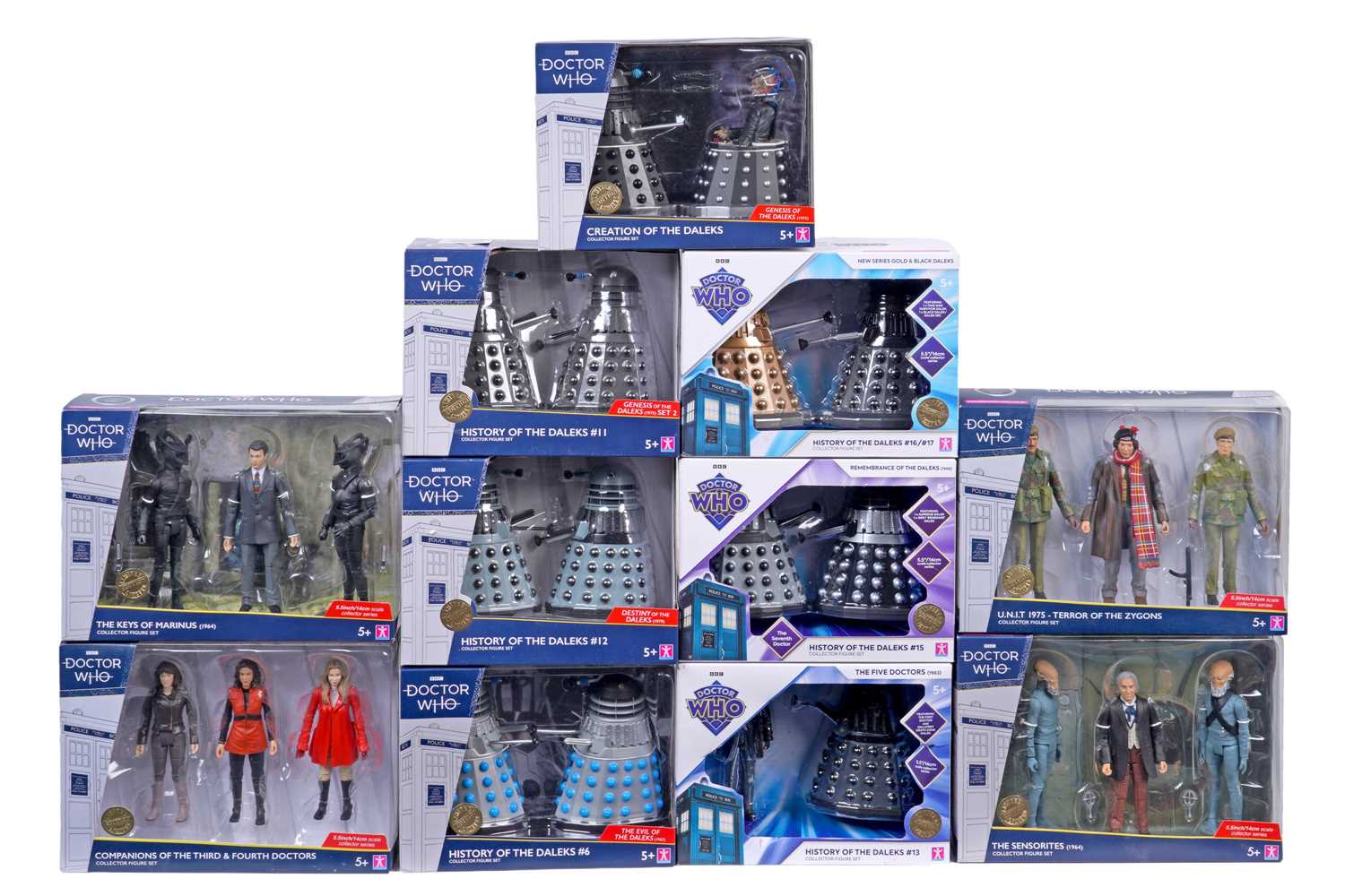 Lot 207 - A collection of Character Options Doctor Who Collector Figure Sets