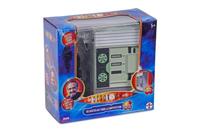 Lot 239 - An Underground Toys Doctor Who action figure, The Master with Tardis as Computer Bank