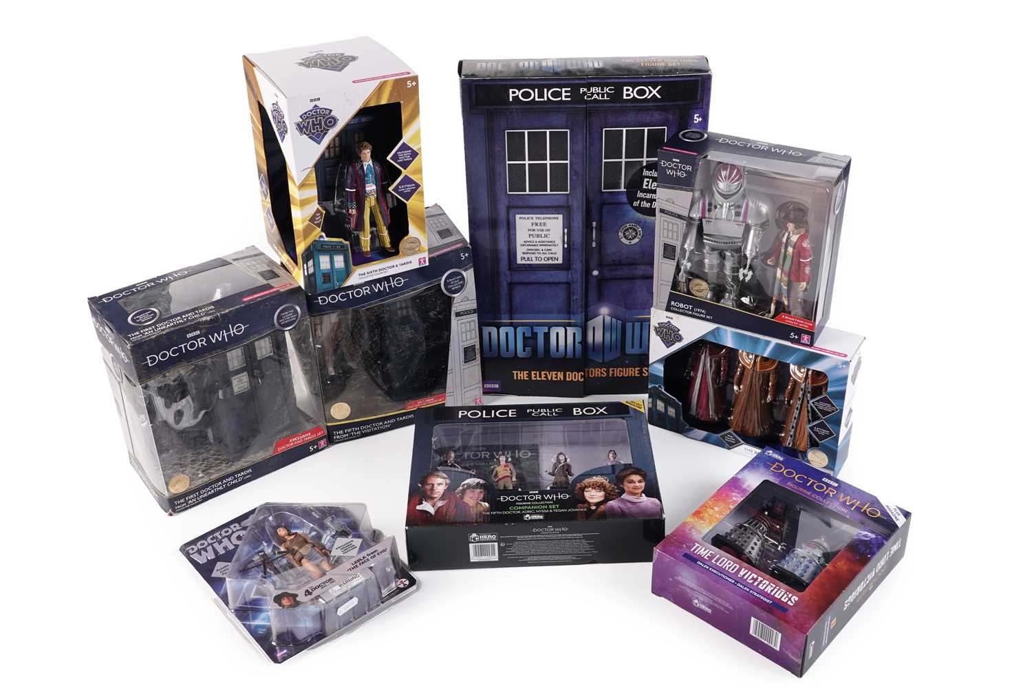Lot 244 - A collection of Character Options and Hero Collectors Doctor Who collector sets