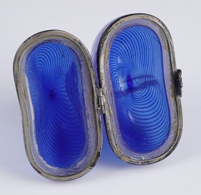 Lot 473 - Two Murano glass heart-shaped bonbonnieres; and a scent bottle