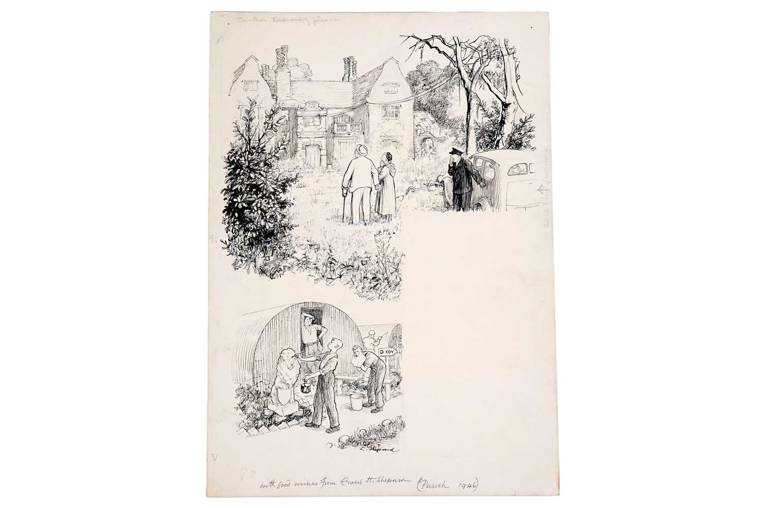 Lot 283 - Ernest Shepherd - Derequisitioned | pen and ink cartoon for Punch Magazine
