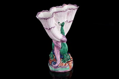 Lot 451 - A rare Newcastle flower vase