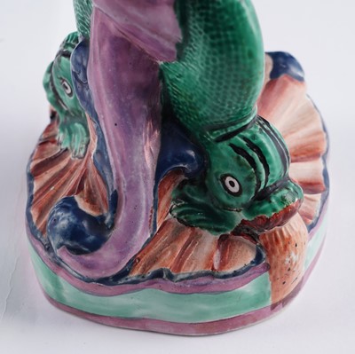 Lot 451 - A rare Newcastle flower vase