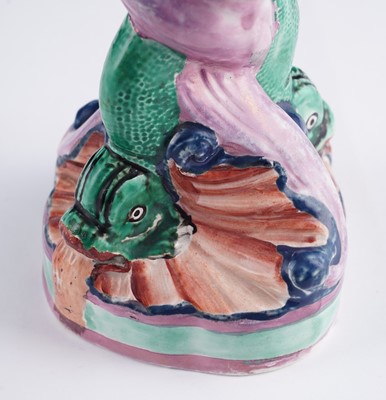 Lot 451 - A rare Newcastle flower vase