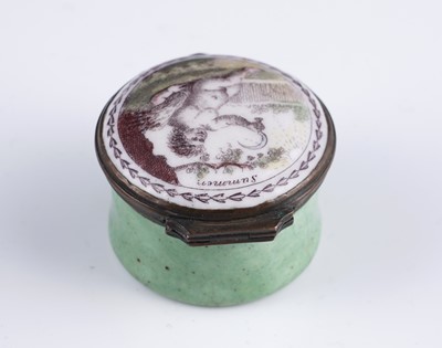 Lot 421 - Six enamel boxes