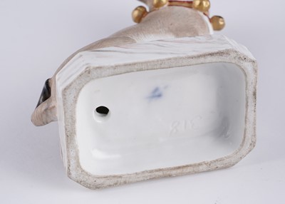 Lot 461 - A pair of continental pugs; and two others