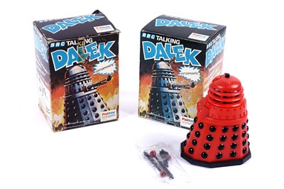 Lot Two Palitoy Bradgate Talking Daleks