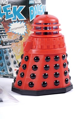 Lot 235 - Two Palitoy Bradgate Talking Daleks