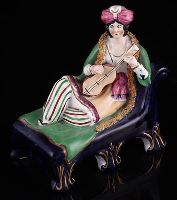 Lot 423 - A pair of Staffordshire theatrical figures
