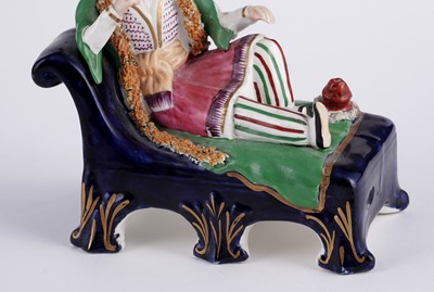 Lot 423 - A pair of Staffordshire theatrical figures