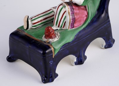 Lot 423 - A pair of Staffordshire theatrical figures