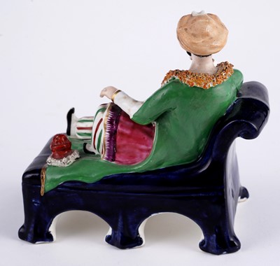 Lot 423 - A pair of Staffordshire theatrical figures