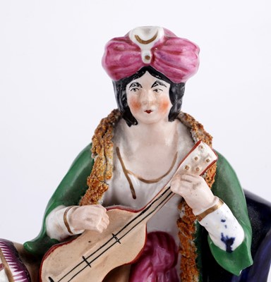 Lot 423 - A pair of Staffordshire theatrical figures