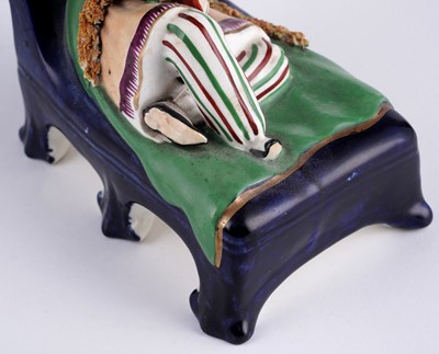 Lot 423 - A pair of Staffordshire theatrical figures