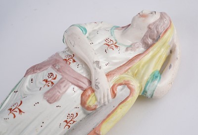 Lot 424 - Three Staffordshire figures