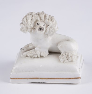 Lot 426 - Eleven Staffordshire poodles and sheep