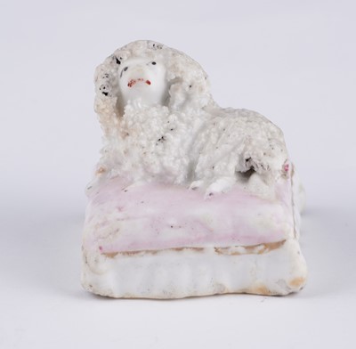 Lot 426 - Eleven Staffordshire poodles and sheep
