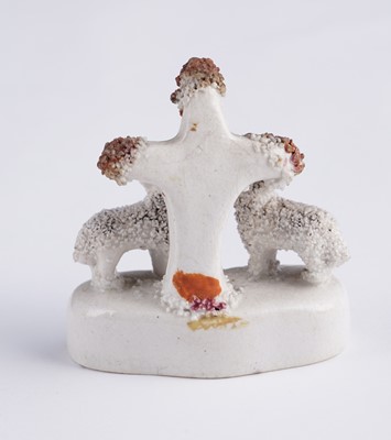 Lot 426 - Eleven Staffordshire poodles and sheep