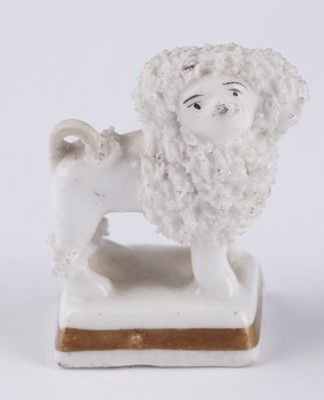 Lot 426 - Eleven Staffordshire poodles and sheep