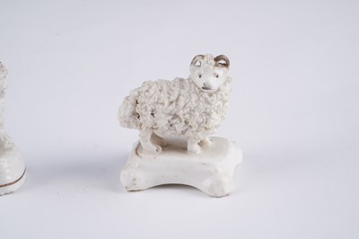 Lot 426 - Eleven Staffordshire poodles and sheep