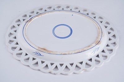 Lot 427 - Spode chestnut basket; and another
