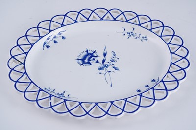 Lot 427 - Spode chestnut basket; and another
