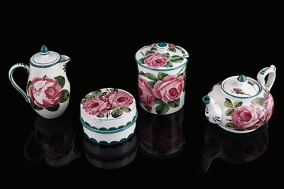 Lot 448 - A Wemyss Ware teapot; and other items