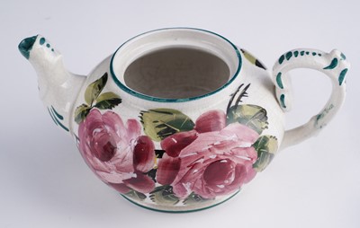 Lot 448 - A Wemyss Ware teapot; and other items