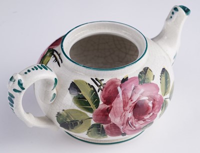 Lot 448 - A Wemyss Ware teapot; and other items