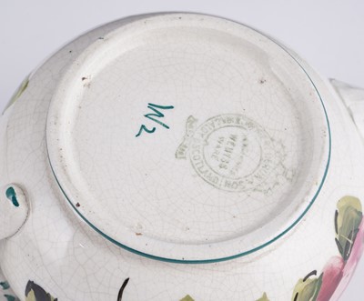 Lot 448 - A Wemyss Ware teapot; and other items