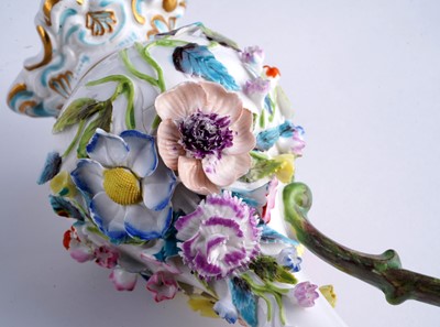 Lot 432 - Two Spode encrusted ewers